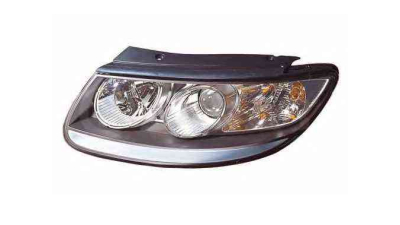 Far Hyundai SANTA FE (CM) 04.2006-06.2009 TYC partea Stanga, tip bec H7+H7 fara motoras, reglaj electric