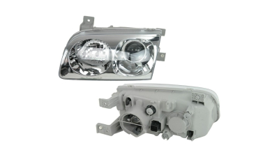 Far Hyundai Trajet 03.2000-2008 DEPO partea Dreapta tip bec H1+H7, reglaj electric