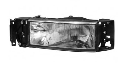 Far Iveco Eurostar - Eurotech 01.1993-12.2002 DEPO partea Stanga , tip bec H3+H4, reglaj manual