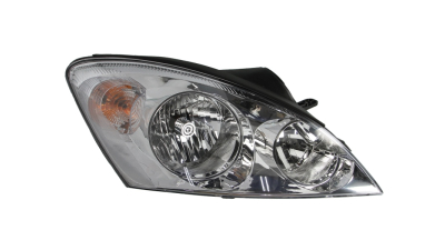 Far Kia Ceed (ED) 10.2006-08.2009 TYC partea Dreapta, tip bec H1+H7 fara motoras, culoare argintiu