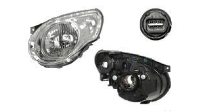 Far Kia Picanto 02.2008-06.2011 DEPO partea Stanga, tip bec H4 cu motoras