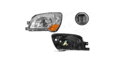 Far Kia Sportage 3 (JE) 06.2008-10.2010 DEPO partea Stanga, tip bec H4 fara motoras, semnalizator orange, reglaj electric, pt model produs Slovacia