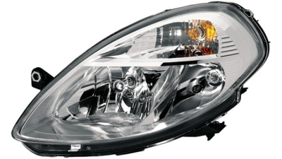 Far Lancia Ypsilon (843) 01.2004-08.2006 HELLA partea Stanga, tip bec H3+H7 cu motoras