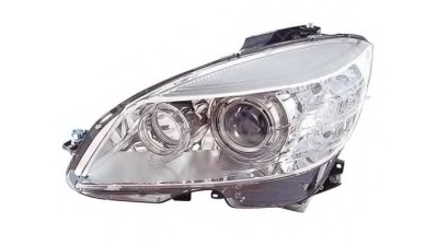 Far Mercedes Clasa C (W204) 10.2007-03.2011; Clasa CLC (CL203) 05.2008-03.2011 partea dreapta, tip bec H7+H7 cu soclu bec, cu motoras reglaj electric, tip far AL , producator Taiwan
