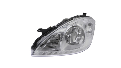 Far Mercedes Clasa A (W169) 05.2008-06.2012 TYC partea Stanga, tip bec H7+H7, reglaj pneumatic