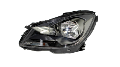 Far Mercedes Clasa C (W204) 03.2011- AL Automotive lighting partea Stanga, tip bec H7+H7, culoare Anthracite bezel