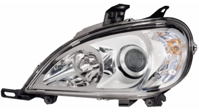Far Mercedes Clasa ML (W163) 09.2001-07.2005 TYC partea Stanga, tip bec H7+H7, cu lupa