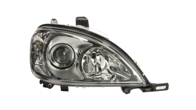 Far Mercedes Clasa ML (W163) 09.2001-07.2005 TYC partea Dreapta, tip bec H7+H7, cu lupa