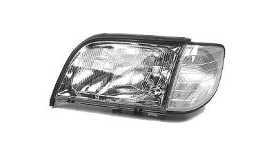 Far Mercedes Clasa S (W140) 1991-09.1998 AL Automotive lighting partea Stanga, tip bec H1+H1+H7, cu semnalizator alb
