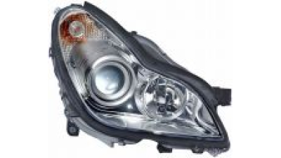 Far Mercedes Clasa CLS (C219) 10.2004-01.2011 HELLA partea Dreapta, tip bec H1+H7, reglaj electric