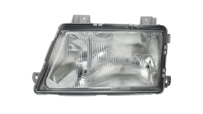 Far Mercedes Sprinter 208-414 01.1995-03.2000 TYC partea Stanga, tip bec H1+H1+H1, reglare pneumatica, cu far ceata