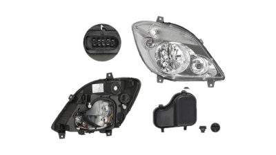 Far Mercedes Sprinter 209-524 07.2006-10.2013 TYC partea Dreapta, tip bec H7+H7