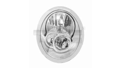 Far Mini One Cooper Cooper S (R50/R52/R53) 07.2004-07.2007 TYC partea Dreapta, tip bec H7+H7 cu motoras