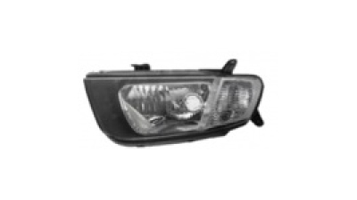 Far Mitsubishi L200 cabina scurta 12.2005-04.2010 DEPO partea Stanga, tip bec H4 , reglare manuala