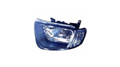 Far Mitsubishi L200 cabina scurta 12.2005-04.2010 DEPO partea Dreapta, tip bec H4 , reglare manuala