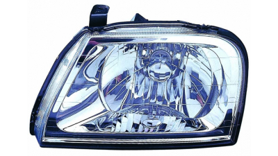 Far Mitsubishi L200 II 04.1998-10.2005 DEPO partea Stanga, tip bec H4 fara motoras, reglare electrica