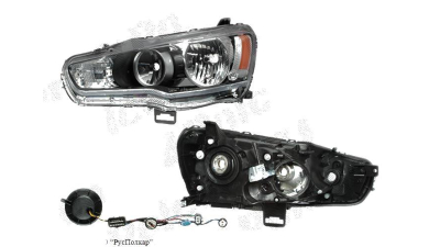 Far Mitsubishi Lancer 03.2007- TYC partea Stanga, tip bec HB3+HB4 fara motoras, tip far Stanley