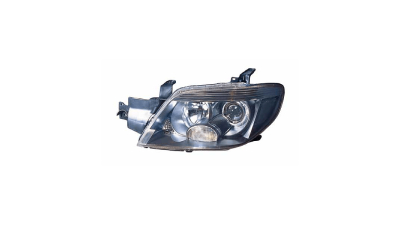 Far Mitsubishi Outlander (CU0W) 05.2005-03.2007 DEPO partea Stanga, tip bec H1+HB3 manual, culoare crom