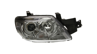 Far Mitsubishi Outlander (CU0W) 05.2005-03.2007 DEPO partea Dreapta, tip bec H1+HB3 , reglare manuala, culoare crom