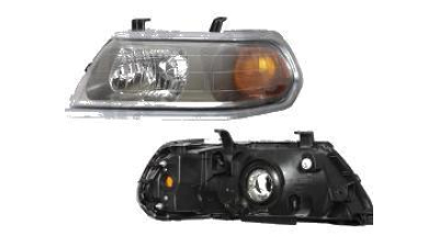 Far Mitsubishi Pajero Montero Sport 01.2001-12.2007 DEPO partea Dreapta, tip bec H4 manual/electric, culoare rama gri