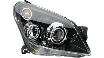 Far Opel ASTRA H 10.2003-12.2012 BestAutoVest partea Dreapta , tip bec Xenon D2S+H7, electric,  cu motoras, fara becuri, fara balast
