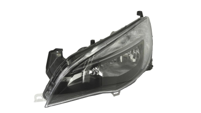 Far Opel Astra J 09.2009- 12.2012, 5usi/ Sedan/ Estate TYC fata stanga, cu lumini de zi, tip bec H7+H7, culoare negru
