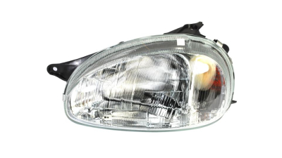 Far Opel Corsa B 01.1993-10.2001 DEPO fata stanga, Tip bec H4, reglare electrica