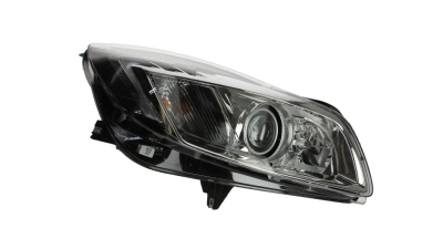 Far Opel Insignia 09.2008-12.2013 HELLA fata dreapta daytime running light, tip bec D1S+H11+LED,  cu lumina viraje, cu lumini de zi