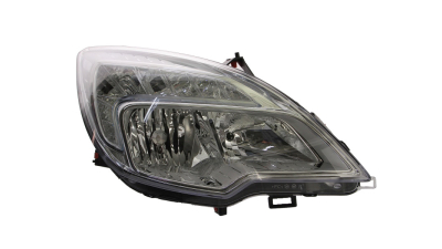Far Opel Meriva B 06.2010-01.2014 tip bec H1/H7 argintiu electric cu motoras DEPO partea Dreapta