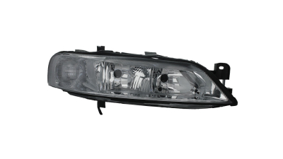 Far Opel Vectra B (Sedan+Hatchback+Combi) 02.1999-02.2003 TYC fata dreapta tip bec H7+H7 , reglaj electric