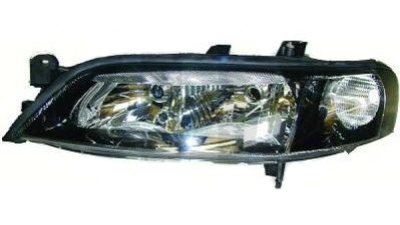 Far Opel Vectra B (Sedan+Hatchback+Combi) 02.1999-02.2003 DEPO fata dreapta H7+H7 manual/electric, culoare negru