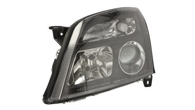 Far Opel Vectra C 09.2001-09.2005 SIGNUM 06.2003-09.2005 DEPO fata stanga , tip bec H7+H7, culoare rama negru