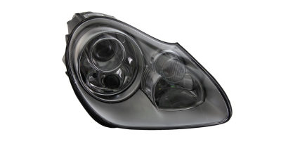 Far Porsche Cayenne 09.2002-12.2006 VALEO partea Dreapta, tip bec H7+D1S+H3 cu motoras, cu lumina viraje