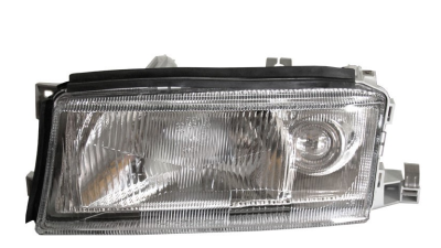 Far Skoda Octavia (1U2/1U5) 03.1997-12.2000 partea Stanga, tip bec H3+H4, cu far ceata, fara motoras, TYC 20-5296-08-2, reglare manuala/electrica