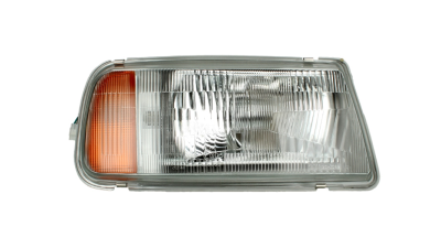 Far Suzuki Vitara 07.1988-03.1998 DEPO partea Dreapta, tip bec H4, reglaj manual, cu semnalizator orange