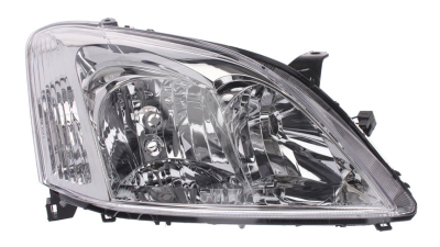 Far Toyota Corolla (E12) Hatchback 01.2002-12.2003 TYC partea Dreapta, tip bec H7+H7 cu motoras