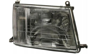 Far Toyota Land Cruiser 100 01.1998-04.2005 DEPO partea Dreapta, tip bec HB3+HB4 manual, cu lentila plastic