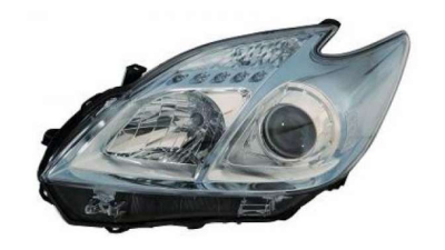 Far Toyota Prius 05.2009-12.2011 DEPO partea Stanga, tip bec H11+HB3 fara motoras