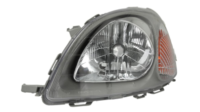 Far Toyota Yaris 04.2002-12.2005 TYC partea Stanga, tip bec H4 manual/electric