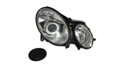 Far Mercedes Clasa E (W211) 03.2002-06.2006 TYC partea Dreapta, tip bec H7+H7 fara motoras, far tip HELLA