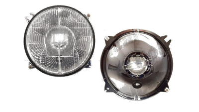 Far Nysa 521 01.1959-02.1989, Porsche 924 , 944 Syrena 100-105 , Tarpan 233/235/237/239 , Warszawa M20201/202/233/244, Zuk A d 178mm, 12/24V tip bec H4 Wesem partea Dreapta/ Stanga