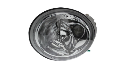 Far VW Beetle 01.1998-05.2005 TYC partea Stanga, tip bec H1+H1, fara motoras, reglare manuala/electrica