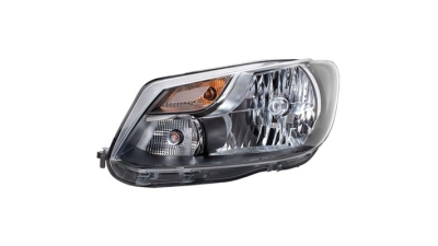 Far VW Caddy 3/LIFE (2K) 06.2010- Touran 07.2010- TYC partea Stanga daytime running light, tip bec H4, far tip Hella