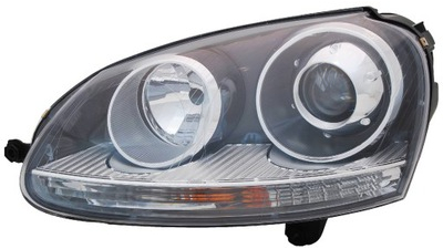 Far VW Golf 5 (1K) 10.2003-05.09 DEPO partea Stanga XENON tip bec D2S+H7 cu reflector gri