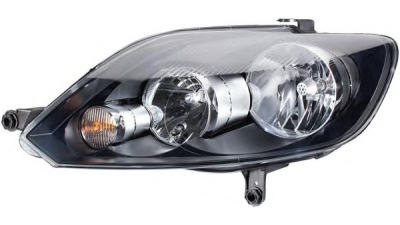 Far VW Golf 6 PLUS 01.2009-2013 TYC partea Stanga, tip bec H15+H7