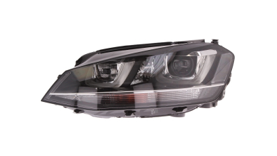 Far VW Golf 7 10.2012- VALEO partea Stanga Xenon tip bec D3S, cu lumina viraje, lumini de zi LED, asistenta faza lunga