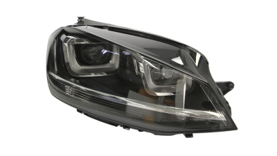 Far VW Golf 7 10.2012- VALEO partea Dreapta daytime running light Bi-xenon pentru bec D3S+H7 fara balast si bec