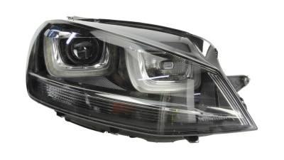 Far VW Golf 7 10.2012- VALEO partea Dreapta Xenon tip bec D3S , cu lumina viraje, lumini de zi LED, asistenta faza lunga