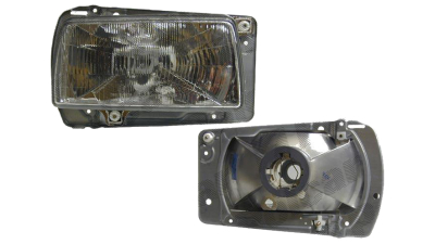 Far VW Jetta II 02.1984-12.1991 TYC partea Stanga, cu rama, tip bec H4