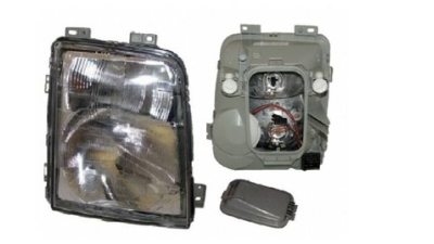Far VW LT2 05.1996-12.2005 TYC partea Dreapta tip bec H1+H1, reglare pneumatica